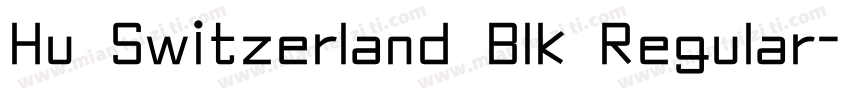 Hu Switzerland Blk Regular字体转换